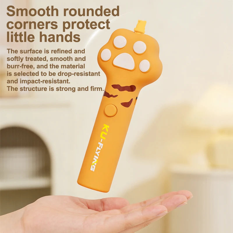 Funny Cat Toy Interactive Launch Pet Training Toy For Kitten Mini Flying Disc Shooting Gun Chasing Games Cat Toys Pet Supplies Quake