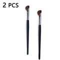 2PCS Sickle Nose Shadow Brush for Sculpting, Nose Wing Halo Dyeing, Super Soft Makeup Brush, Diagonal Nose Brush Tool Quake 2 PCS