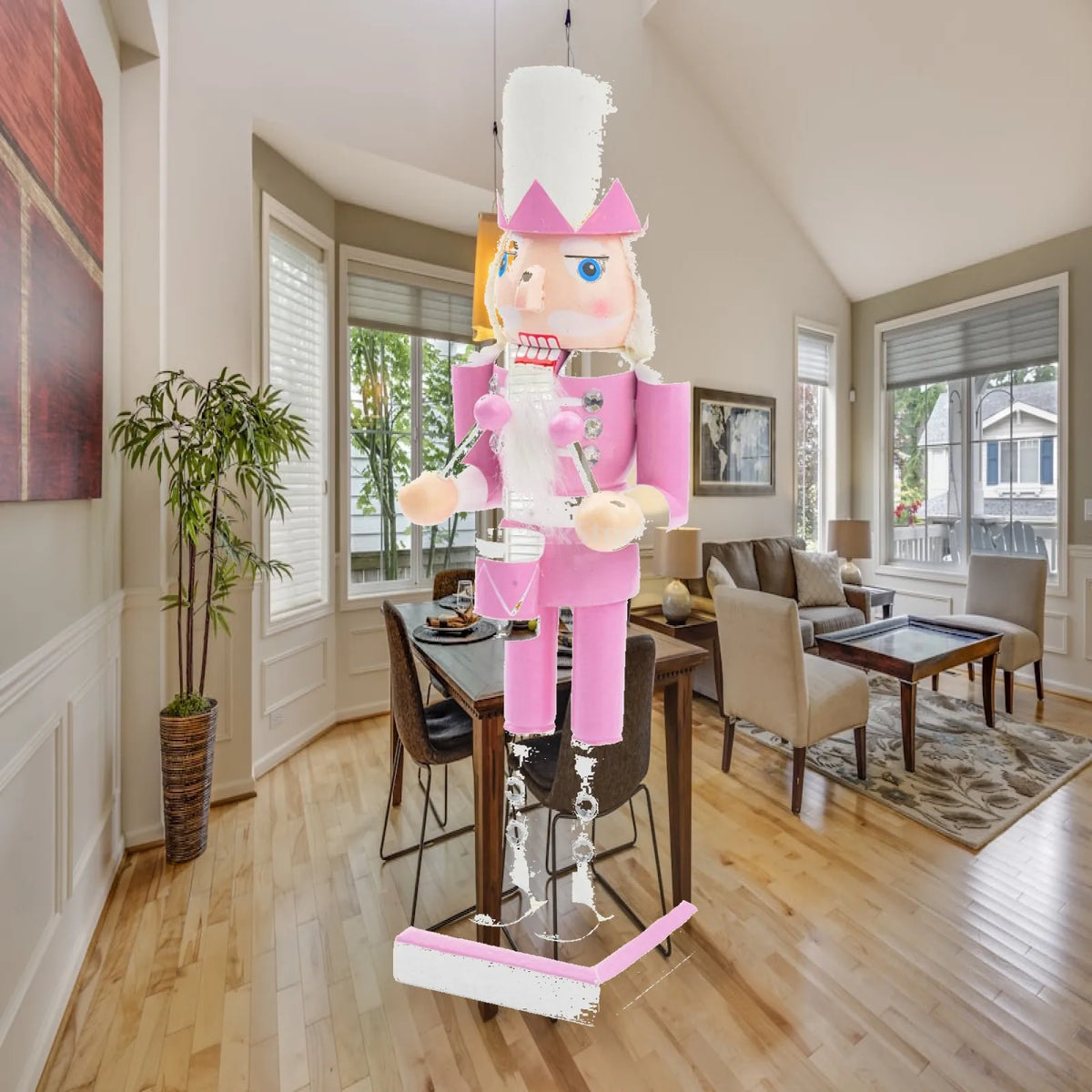 Nutcracker Figurine Photo Props Christmas Decor Christmas Nutcracker Soldier for Party Festival Holiday Christmas Tree Birthday Quake