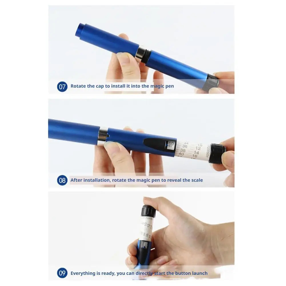 Magic Pen Wrinkle Removal Cartridge Needle-Free Cosmetic Injector Anti-Aging Eye Tear Nasolabial Lines Skin Lift Quake