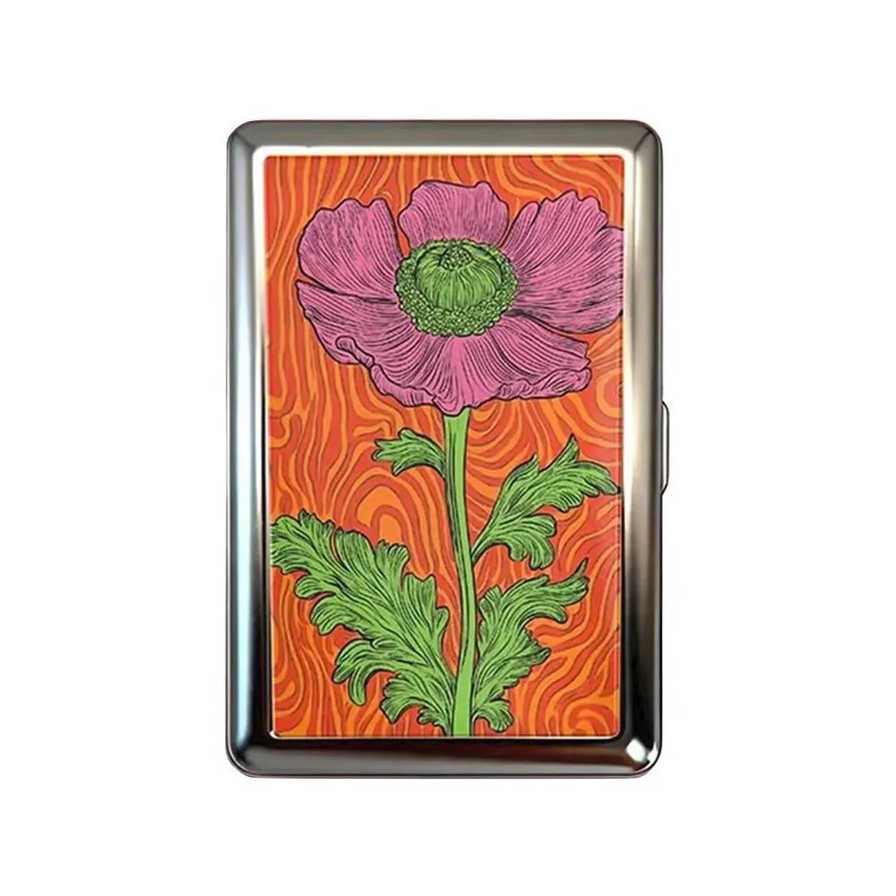 Vintage-Style Vintage Card Case Versatile Design Easy Snap Cash Case Multi-function Metal Material Card Holder ID Card Holder Quake