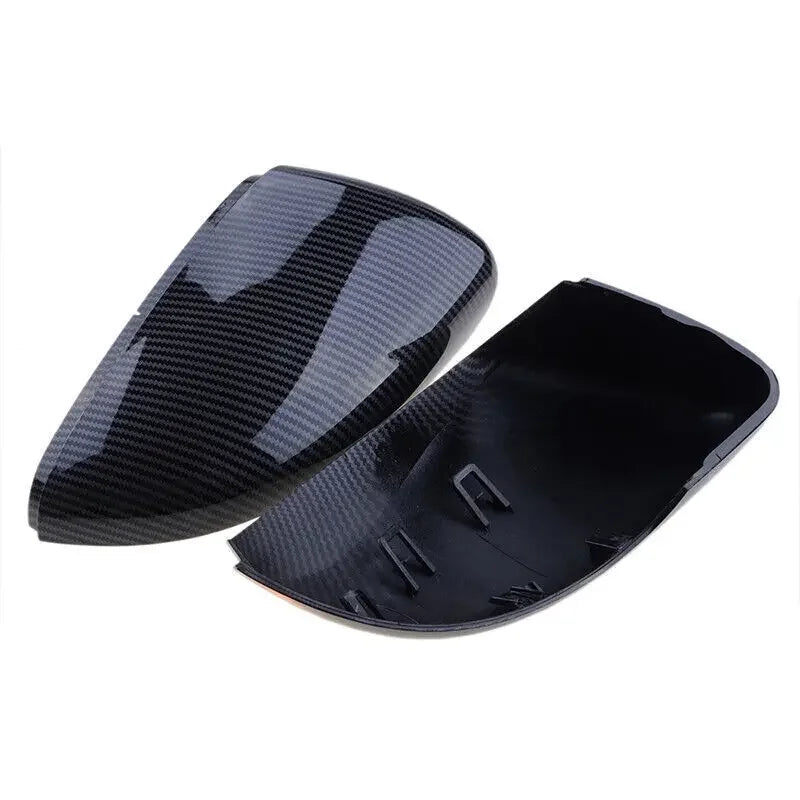 For VW Volkswagen Golf 6 MK6 GTI GTD 2009-2013 Car Replacement Rearview Side Mirror Cover Wing Cap Exterior Door Case Trim Auto Quake Carbon