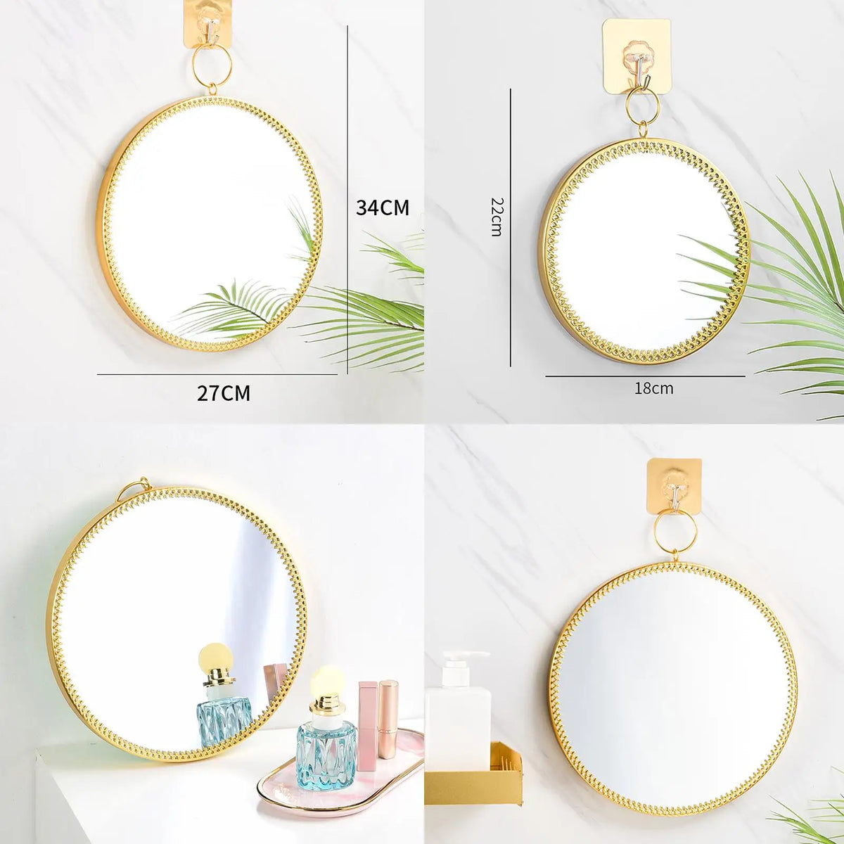 Hanging Makeup Mirror Mirror Bathroom Bedroom Decor for ! Girl Quake