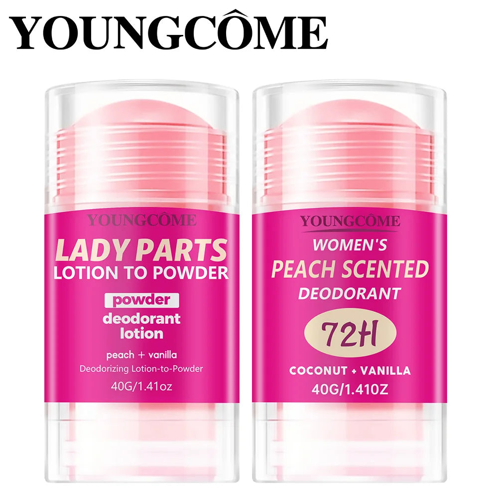  Peach Scented Deodorant Underarm Bad Smell Sweating Removal Armpit Refreshing Antiperspirant Lasting Aroma Deodorant Body Care Quake