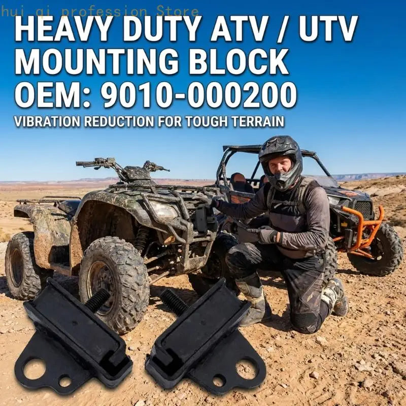 Engine Buffer Mount with Threaded Post & Bolt Holes 9010-000200 for CF 500 UTV H8WE Quake
