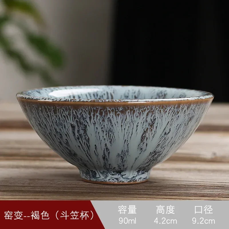 Creative and Personalized Mug Large Capacity Simple Ceramic Men's and Women's Couple Japanese Style Coffee Cup Quake Teacup 90ML 401-500ml