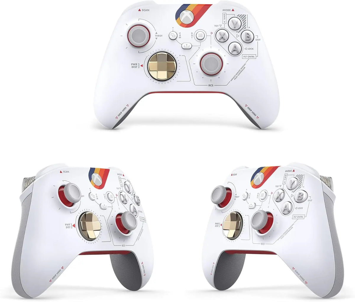 Front Faceplate W/Full Button Bumper Thumbstick D-Pad Housing Shell Kit Replacement for Xbox Series Controller Quake